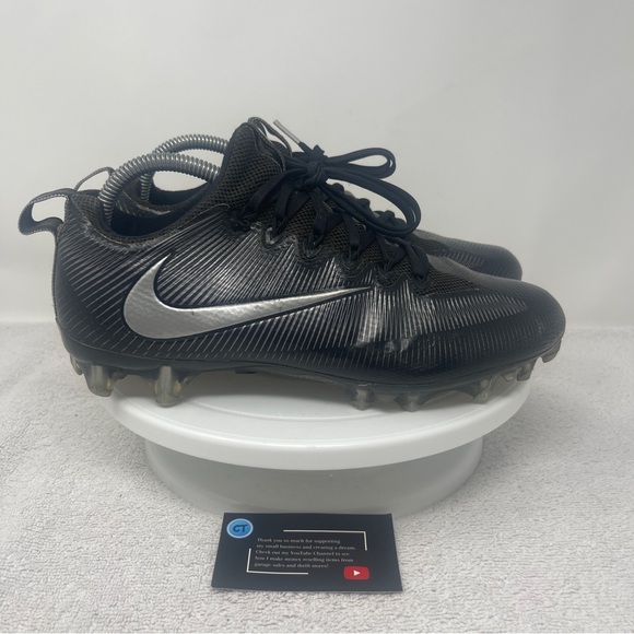 Nike Vapor Untouchable Pro Football Cleats Men’s Size 8.5 Lace Up 833385-002 - Picture 1 of 7
